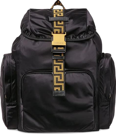 versace la greca backpack|Versace greca goddess.